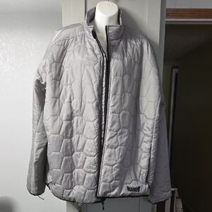 Marker Silver Men's Quilted Puffer Jacket